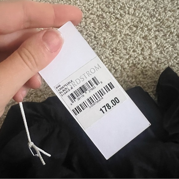 Reformation Linen Puff Sleeved Channa mini dress NWT - Picture 5 of 5